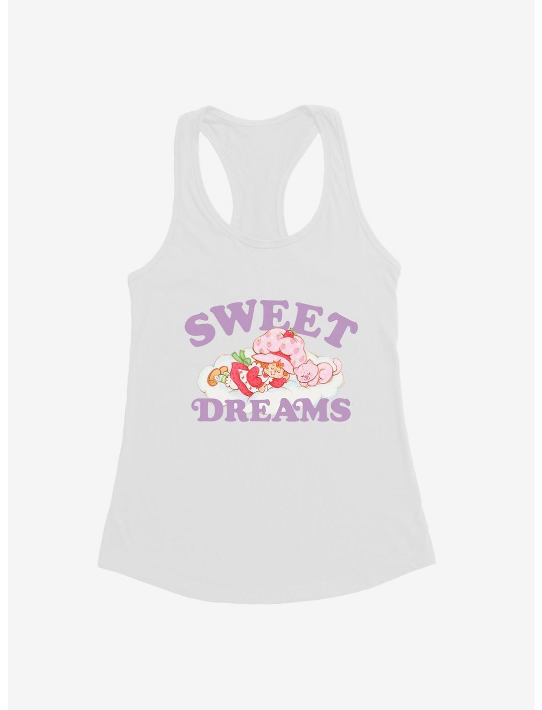 Strawberry Shortcake & Custard Sweet Dreams Girls Tank Top, WHITE, hi-res