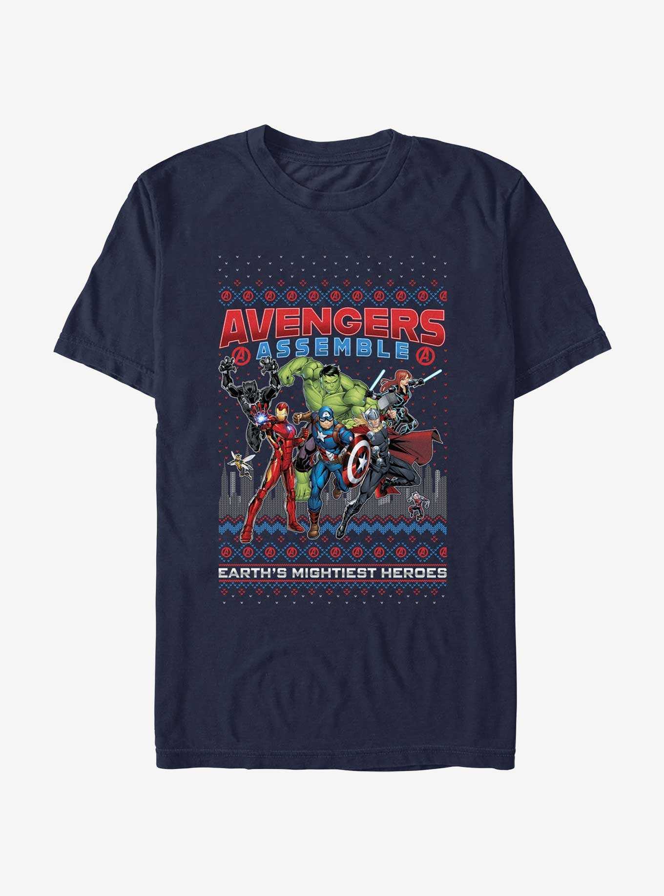Marvel Avengers Assemble Ugly Christmas T-Shirt, , hi-res