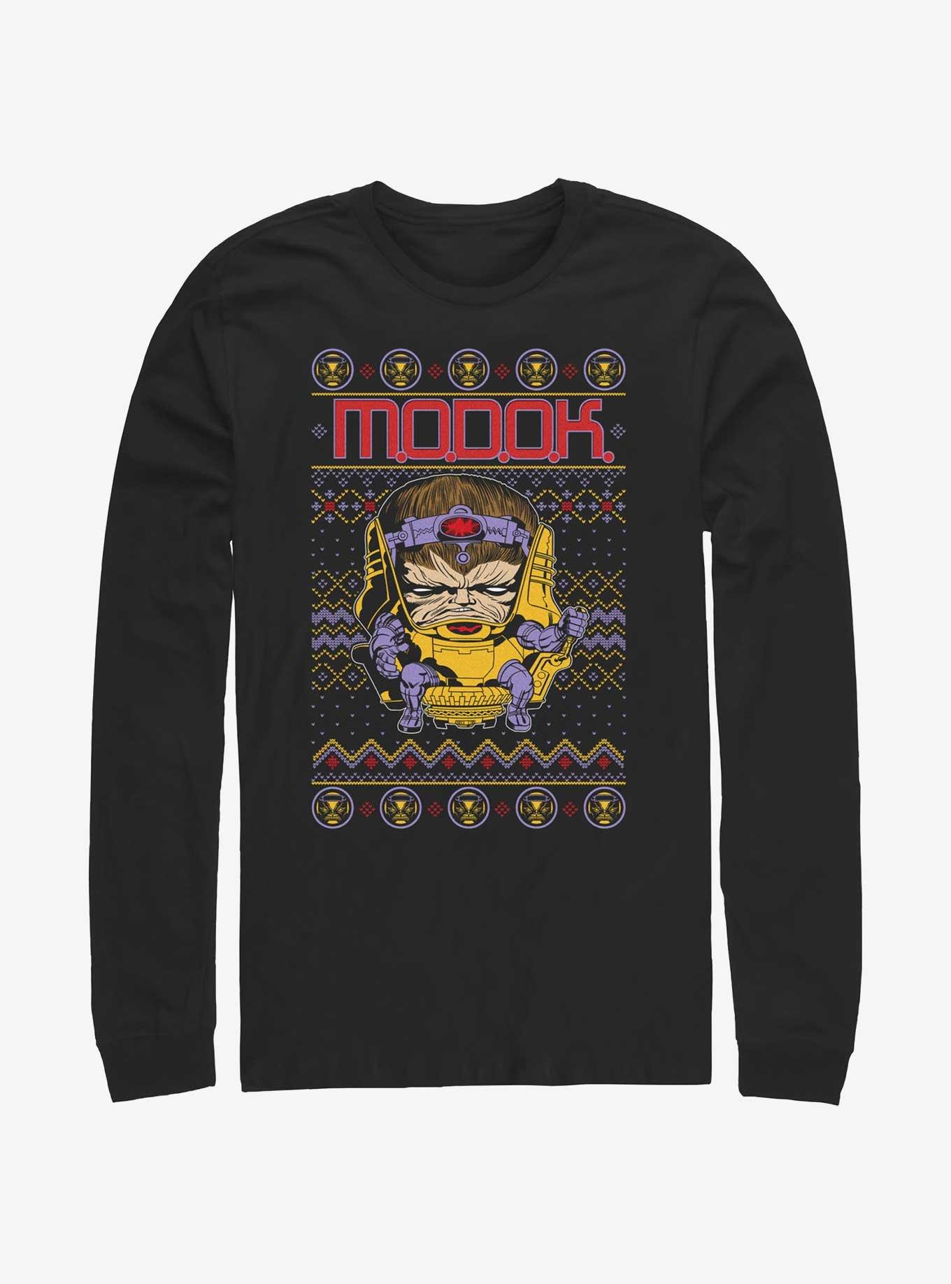 Marvel Modok Ugly Christmas Long-Sleeve T-Shirt, , hi-res