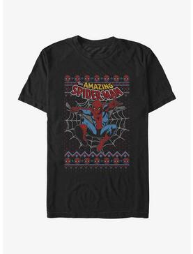Marvel Spider-Man Web Jump Ugly Christmas T-Shirt, , hi-res