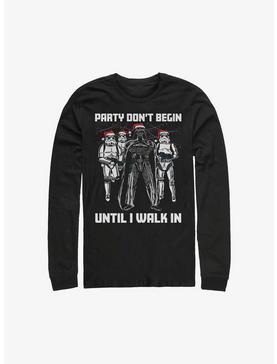 Plus Size Star Wars Darth Vader Party Don't Begin Long-Sleeve T-Shirt, , hi-res
