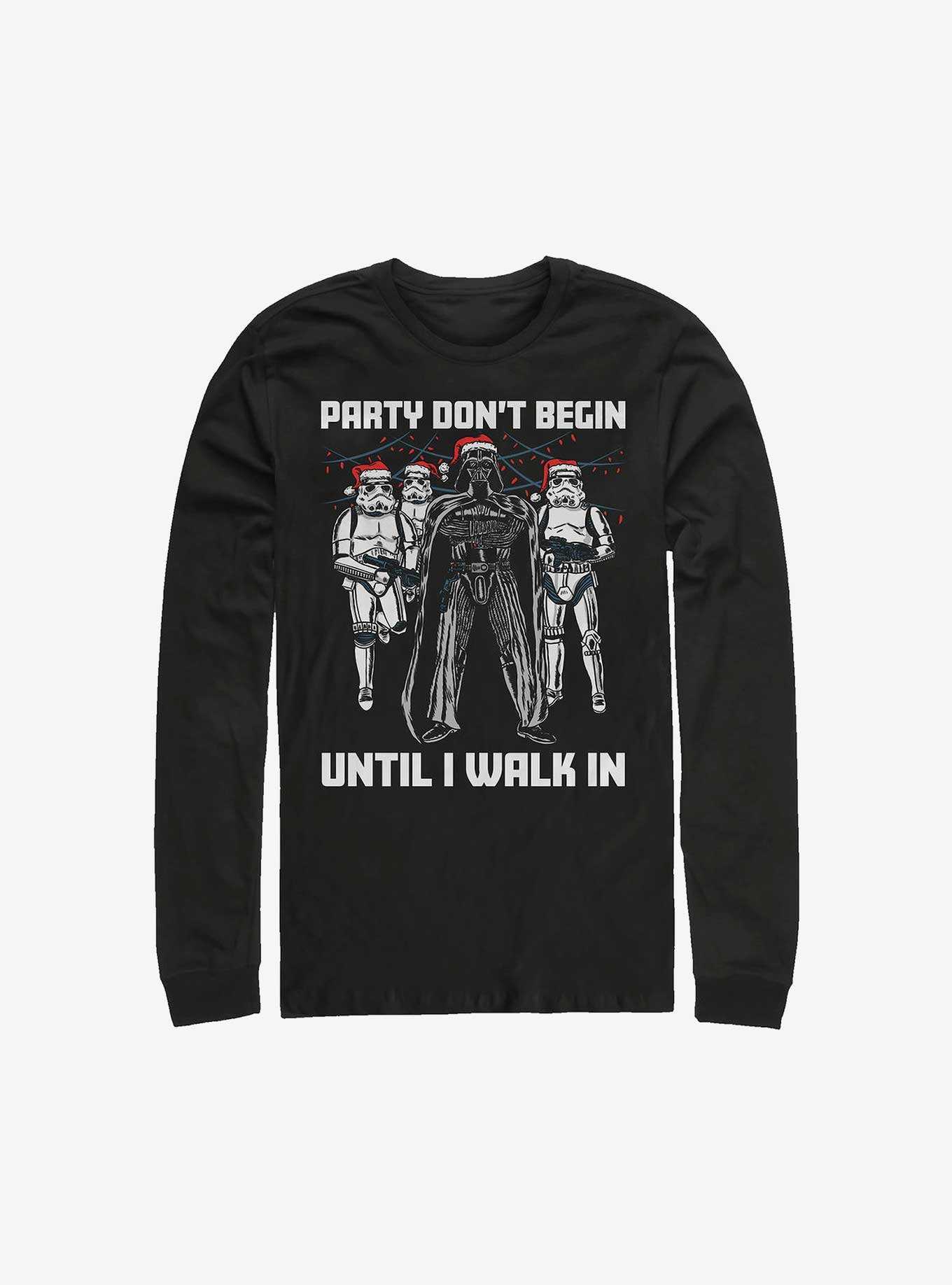 Star Wars Darth Vader Party Don't Begin Long-Sleeve T-Shirt, , hi-res