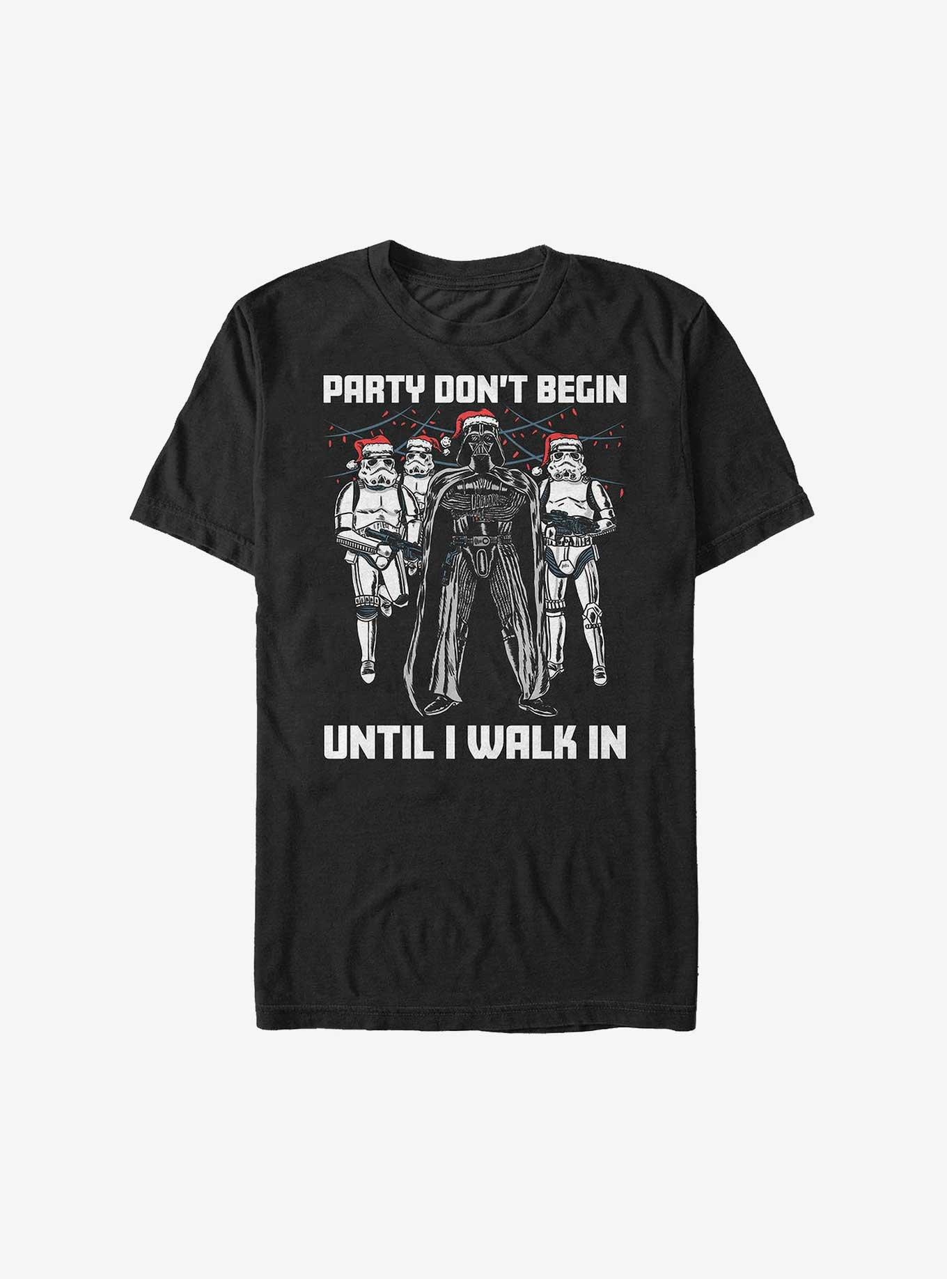 Star Wars Darth Vader Party Don't Begin T-Shirt, BLACK, hi-res