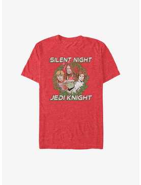 Star Wars Silent Night Jedi Knight Wreath T-Shirt, , hi-res