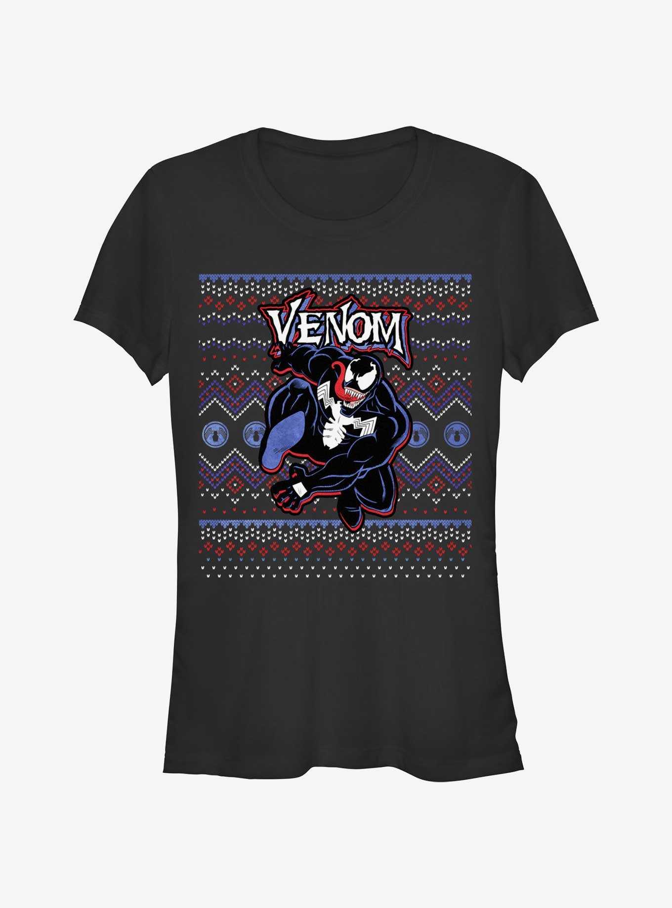 Marvel Venom Venomous Ugly Christmas Girls T-Shirt, , hi-res