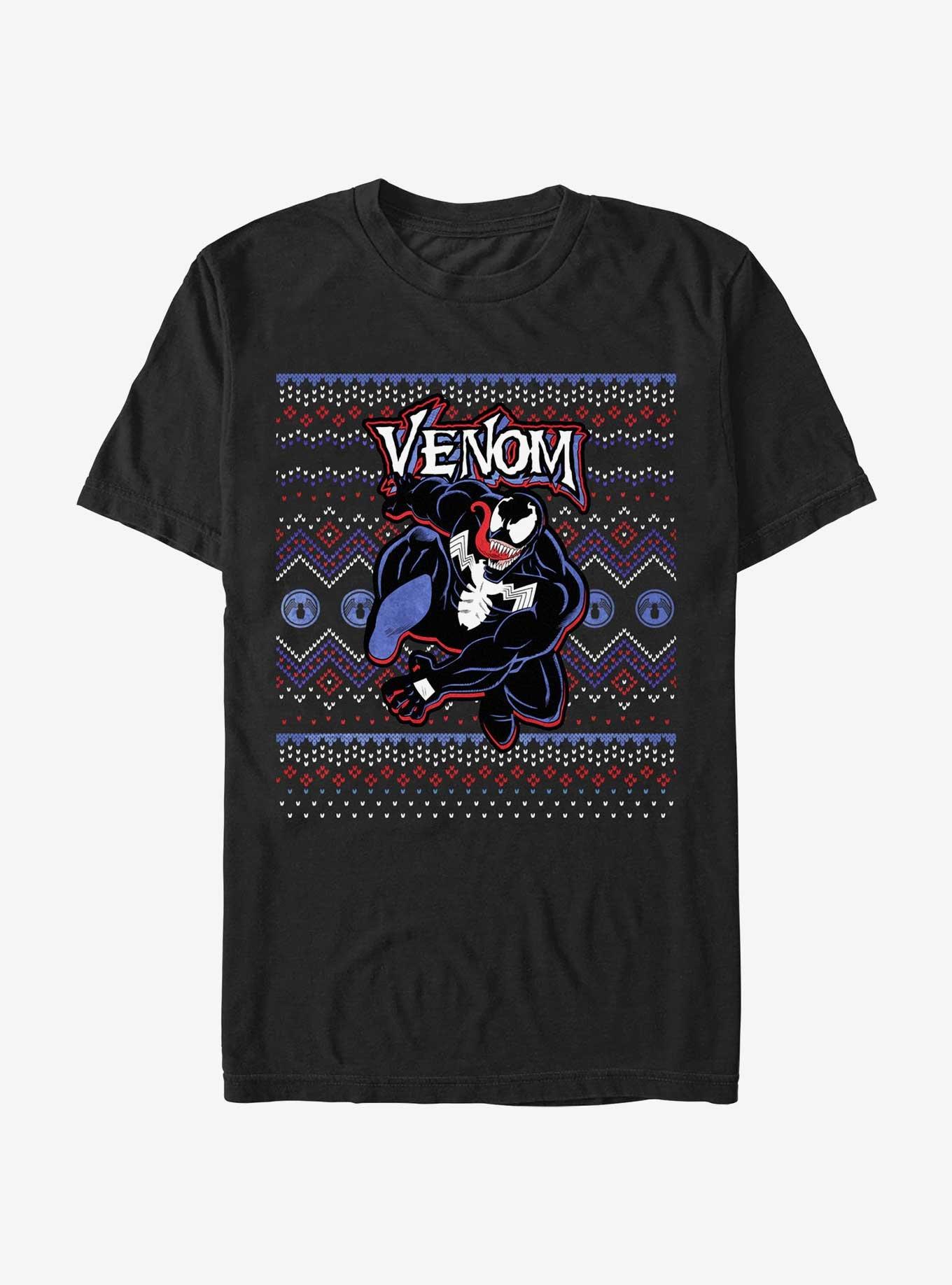 Marvel Venom Venomous Ugly Christmas T-Shirt, , hi-res