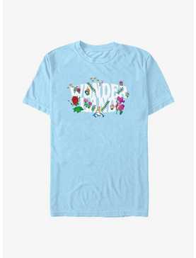 Disney Alice In Wonderland Flower Garden Logo T-Shirt, , hi-res