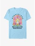Disney Alice In Wonderland Retro Botanical Garden T-Shirt, LT BLUE, hi-res
