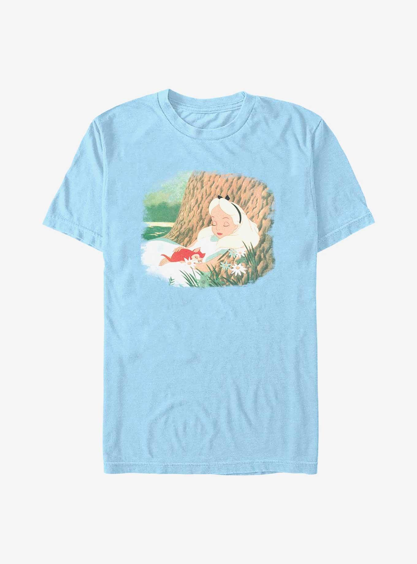 Disney Alice In Wonderland Sleepy Alice and Dinah T-Shirt, , hi-res