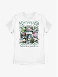Disney Alice In Wonderland Botanical Gardens Womens T-Shirt, WHITE, hi-res