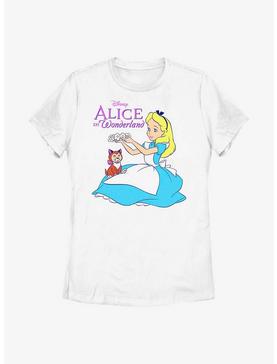 Disney Alice In Wonderland Dinah Flower Crown Womens T-Shirt, , hi-res