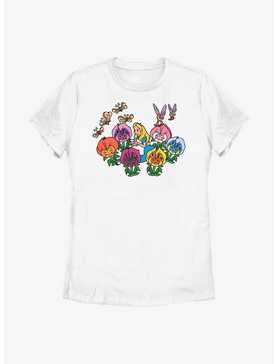 Disney Alice In Wonderland Flowerland Womens T-Shirt, , hi-res