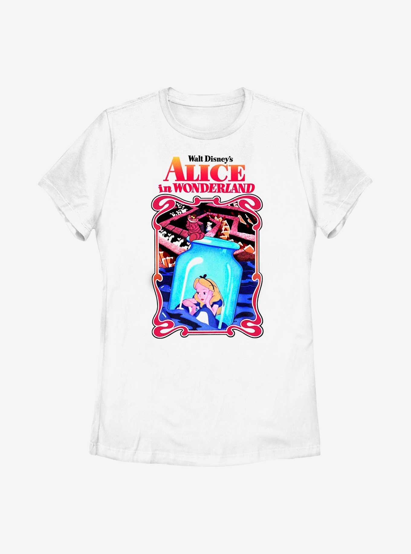 Disney Alice In Wonderland In A Bottle Girls Womens T-Shirt, WHITE, hi-res