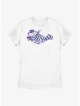 Disney Alice In Wonderland Space Cheshire Cat Womens T-Shirt, WHITE, hi-res