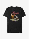 Disney Bambi Friends Logo T-Shirt, BLACK, hi-res