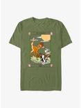 Disney Bambi Tarot Card T-Shirt, MIL GRN, hi-res