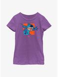 Disney Lilo & Stitch Awkward Hi Youth Girls T-Shirt, PURPLE BERRY, hi-res