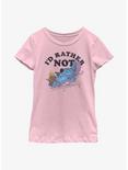 Disney Lilo & Stitch I'd Rather Not Youth Girls T-Shirt, PINK, hi-res
