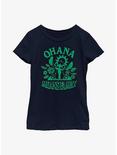 Disney Lilo & Stitch Ohana Youth Girls T-Shirt, NAVY, hi-res