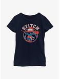 Disney Lilo & Stitch Tourist Stitch Youth Girls T-Shirt, NAVY, hi-res