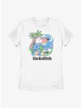 Disney Lilo & Stitch Beach Day Womens T-Shirt, WHITE, hi-res