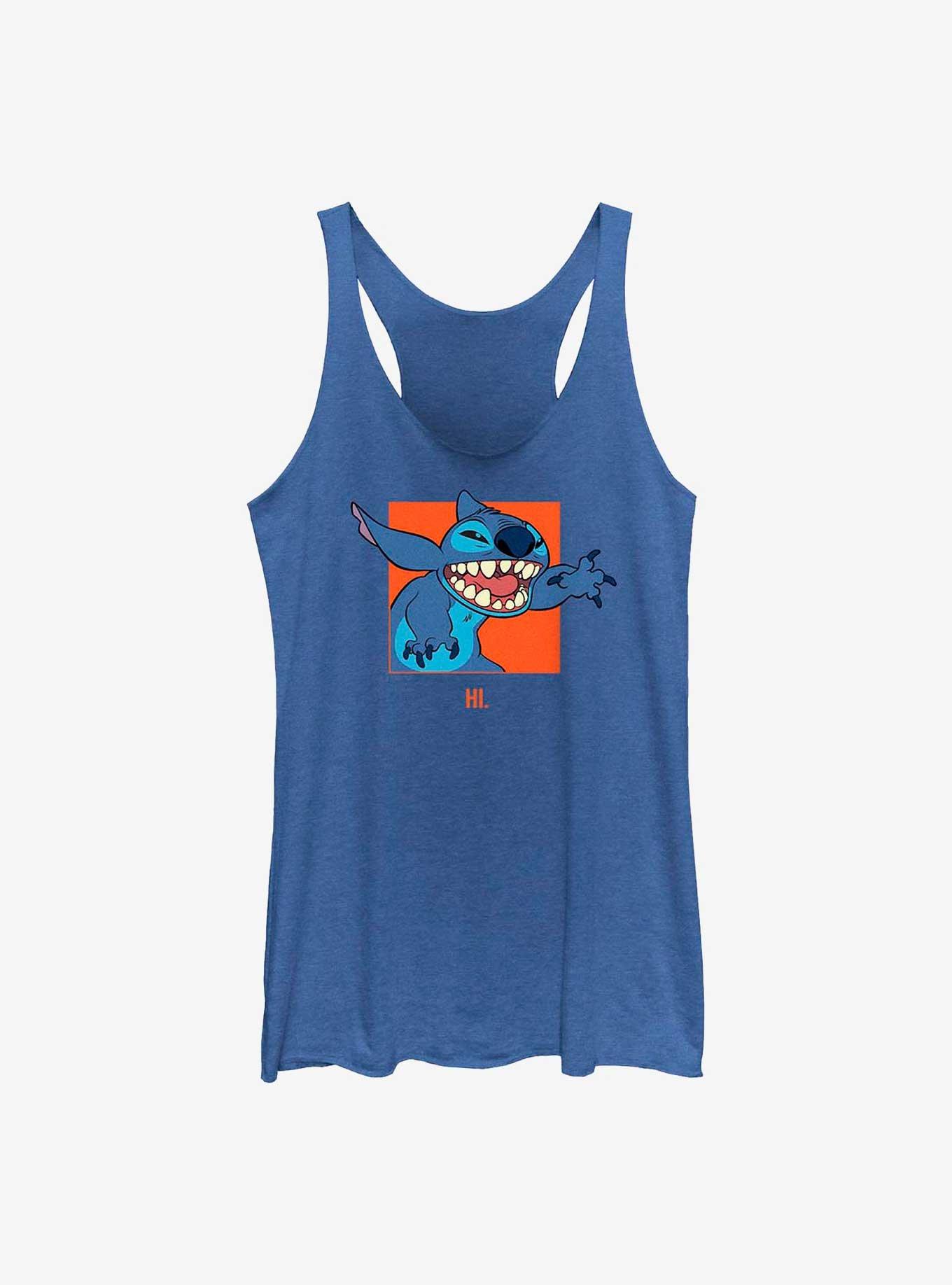 Disney Lilo & Stitch Awkward Hi Womens Tank Top, ROY HTR, hi-res