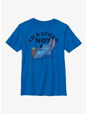 Disney Lilo & Stitch I'd Rather Not Youth T-Shirt, , hi-res