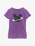 Disney Mickey Mouse Planet Mickey Youth Girls T-Shirt, PURPLE BERRY, hi-res