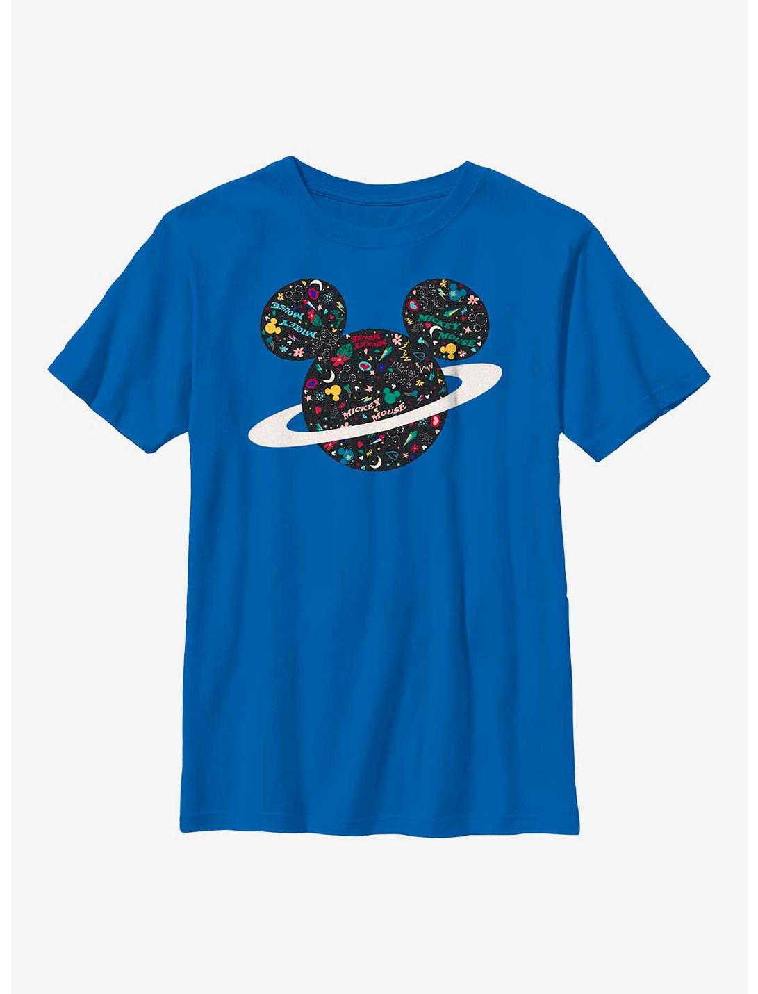 Disney Mickey Mouse Planet Mickey Youth T-Shirt, ROYAL, hi-res