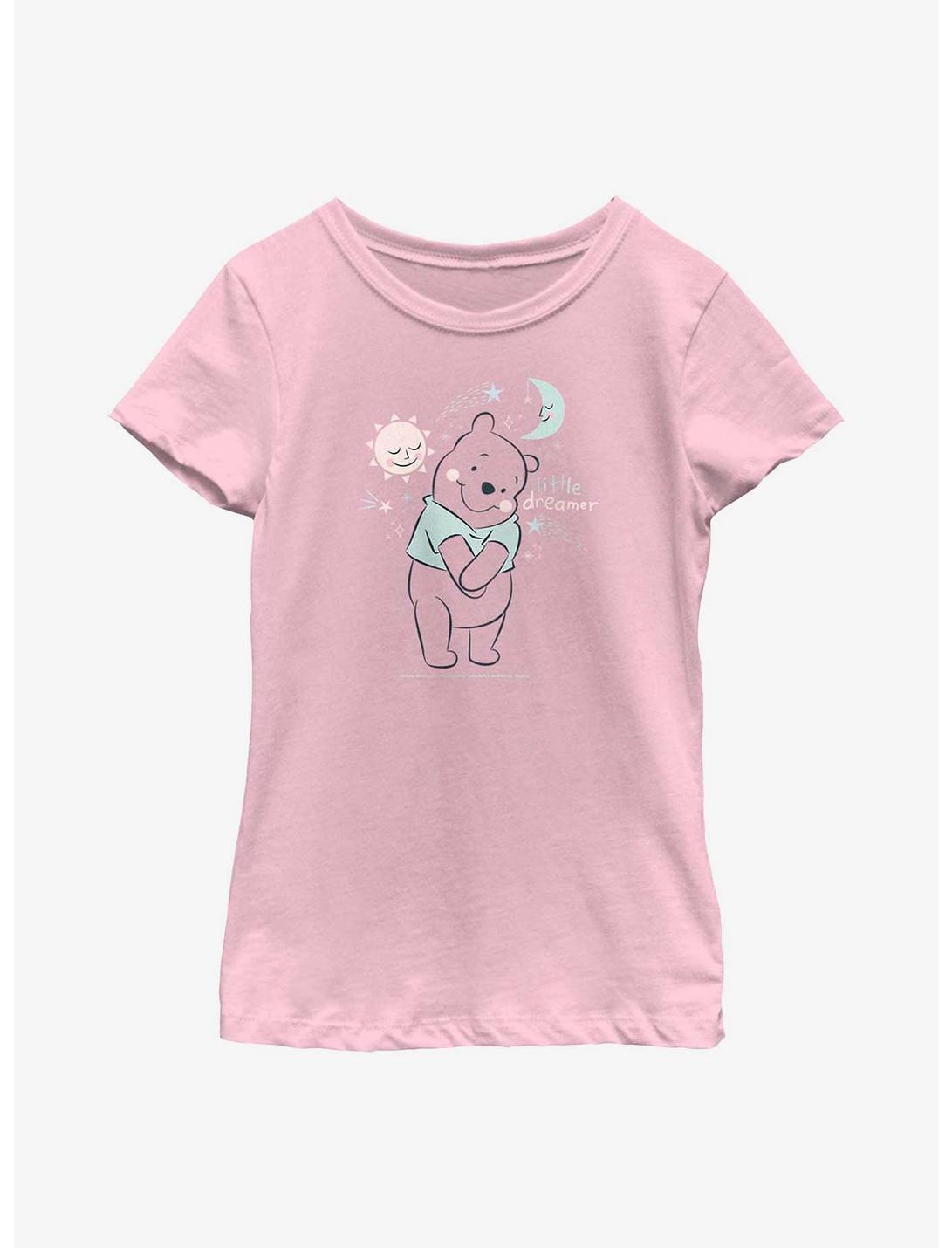 Disney Winnie The Pooh Little Dreamer Youth Girls T-Shirt, PINK, hi-res
