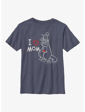 Disney Winnie The Pooh I Love Mom Youth T-Shirt, , hi-res