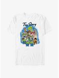 Disney Pixar Toy Story Airbrush Toys T-Shirt, WHITE, hi-res