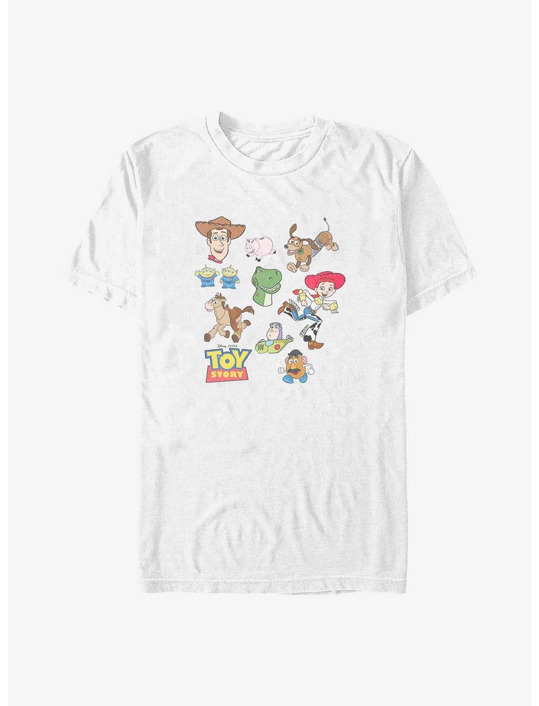 Disney Pixar Toy Story Character Faces T-Shirt, WHITE, hi-res