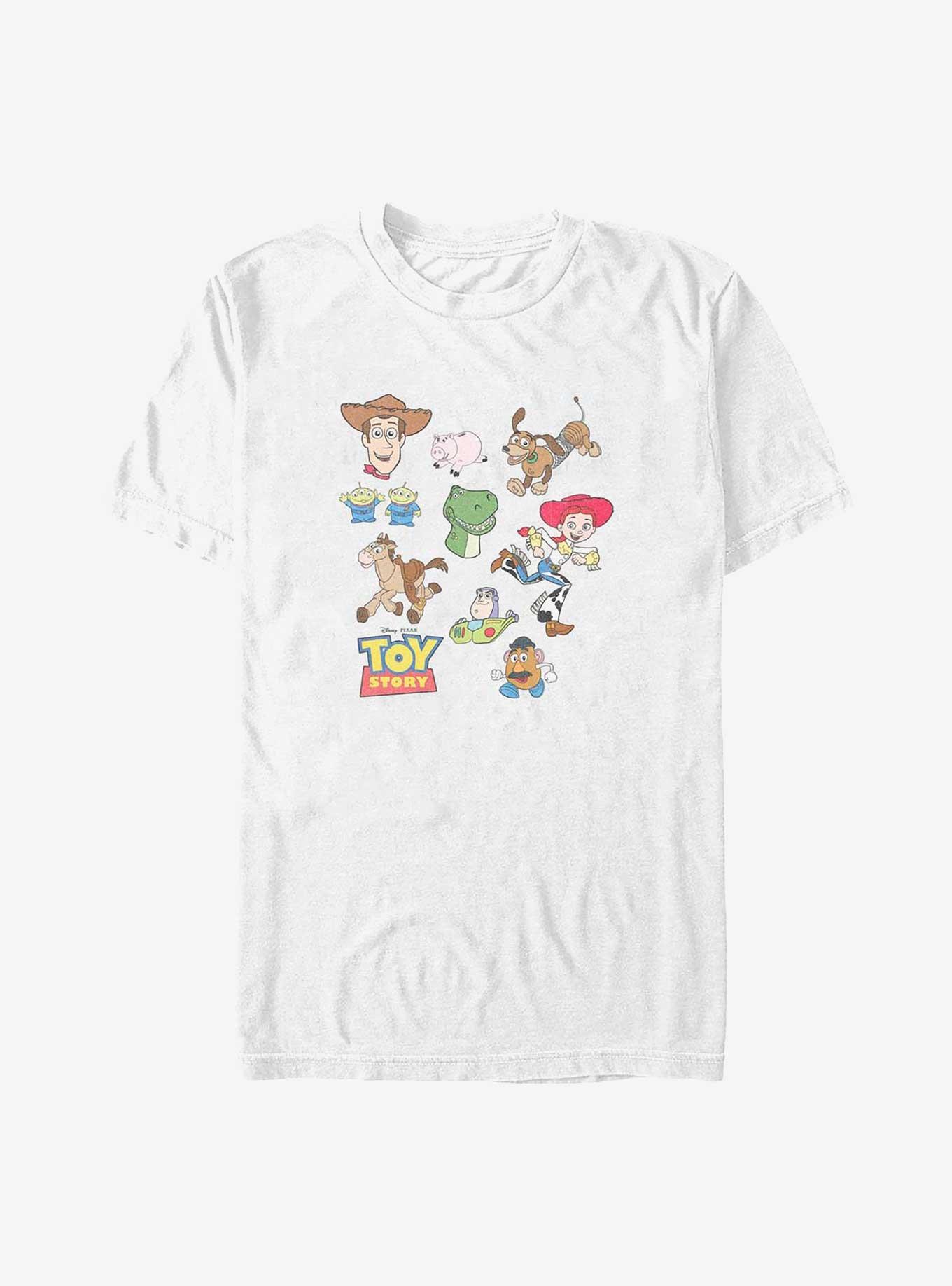 Disney Pixar Toy Story Character Faces T-Shirt, WHITE, hi-res