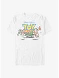 Disney Pixar Toy Story Vintage Buzz, Rex, and Woody Run T-Shirt, WHITE, hi-res