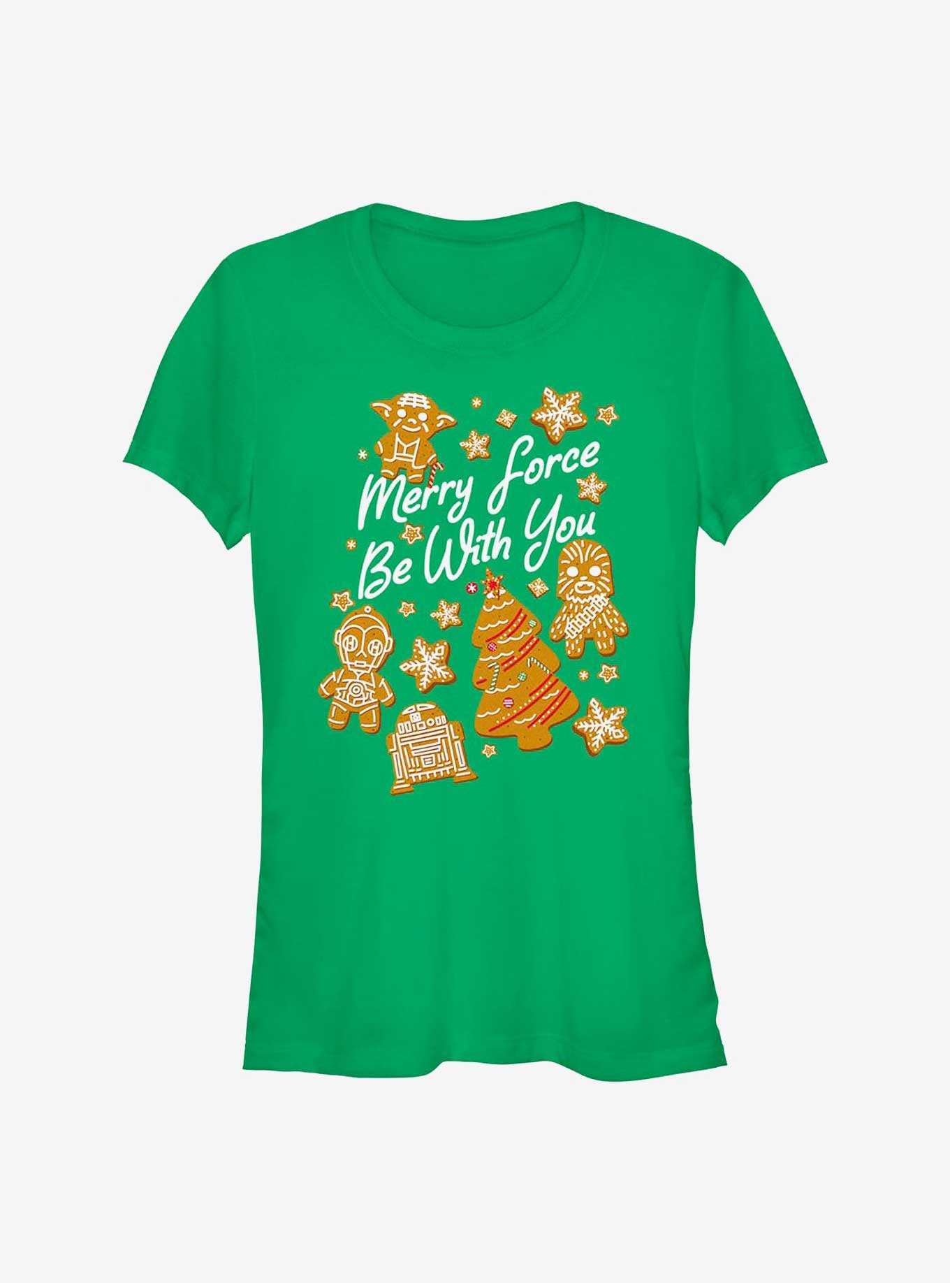 Star Wars Merry Force Be With You Cookies Girls T-Shirt, , hi-res
