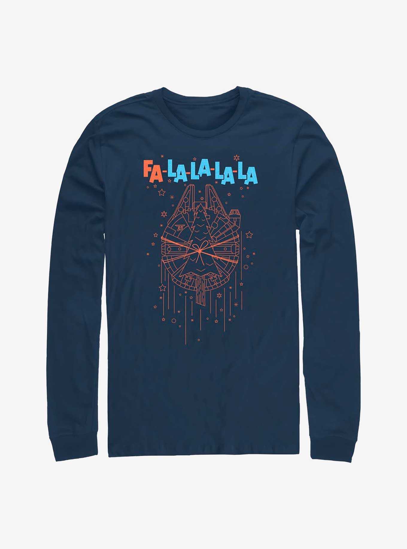 Star Wars Fa La La Falcon Long-Sleeve T-Shirt, , hi-res