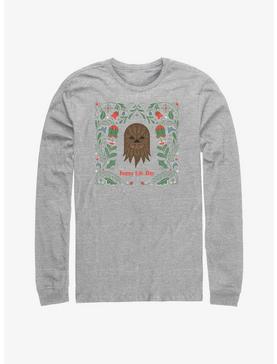 Plus Size Star Wars Chewie Happy Life Day Long-Sleeve T-Shirt, , hi-res