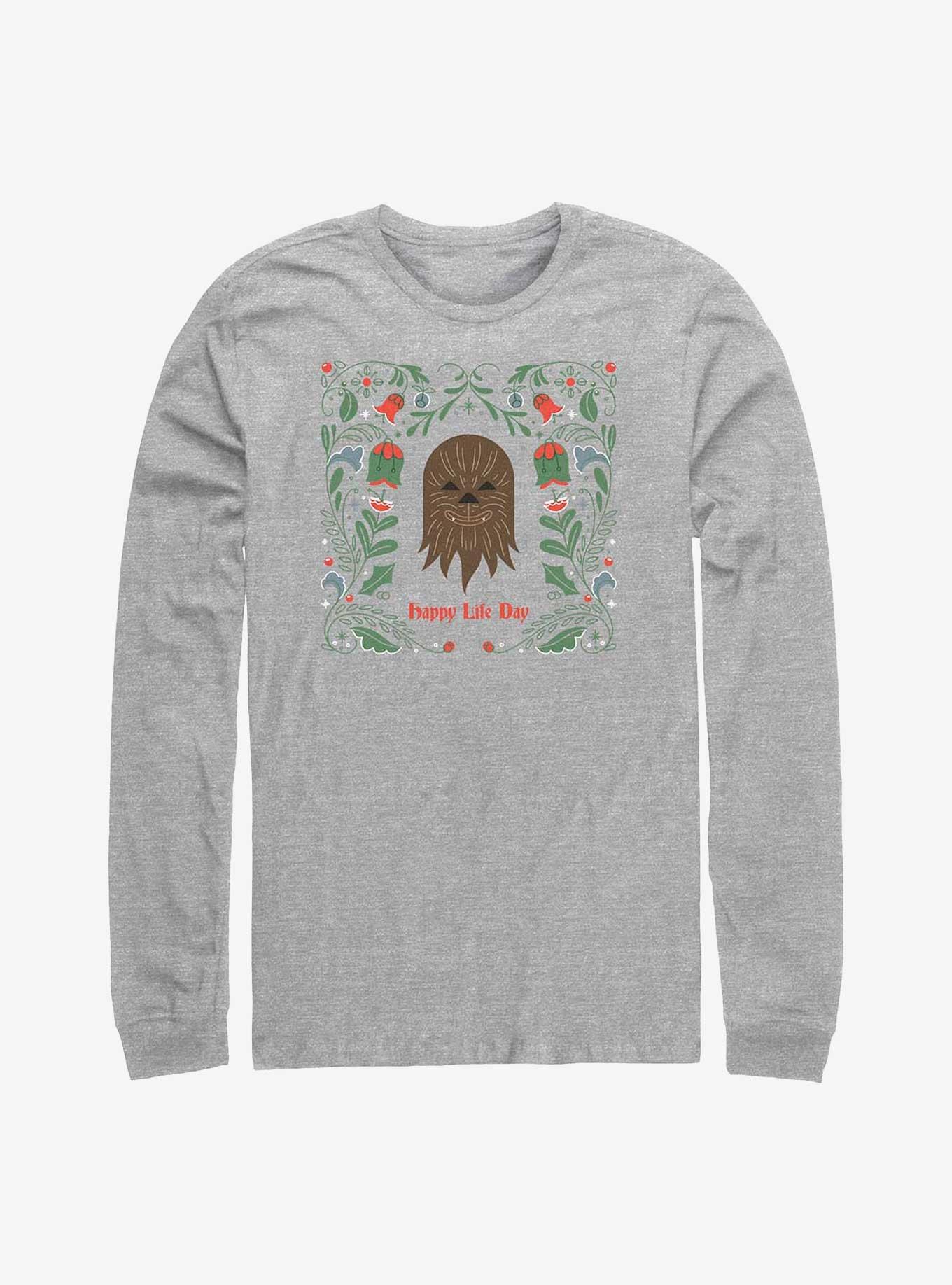 Star Wars Chewie Happy Life Day Long-Sleeve T-Shirt, , hi-res