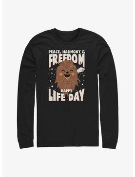 Star Wars Chewie Happy Life Day Long-Sleeve T-Shirt, , hi-res