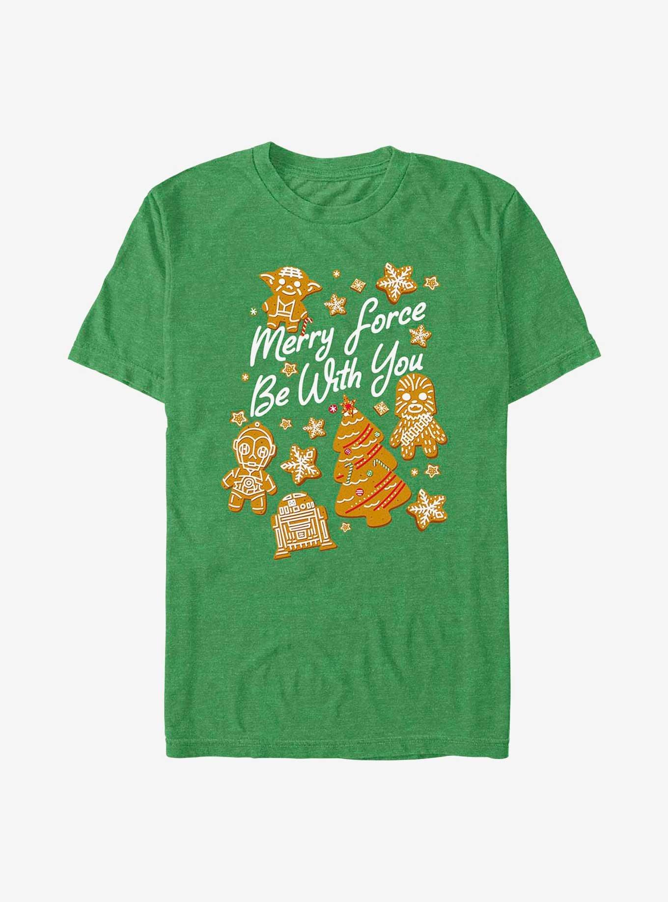 Star Wars Merry Force Be With You Cookies T-Shirt, KEL HTR, hi-res