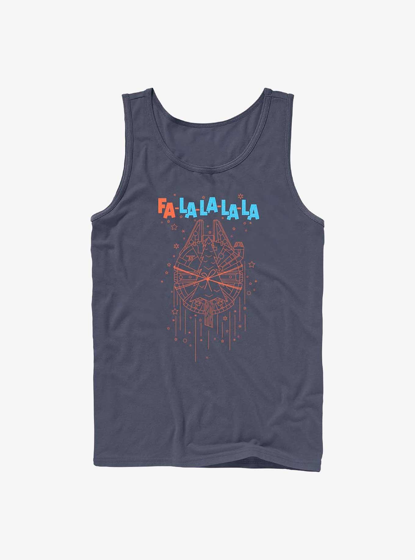 Star Wars Fa La La Falcon Tank, NAVY, hi-res
