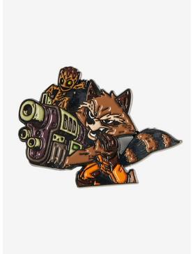 Marvel Guardians of the Galaxy Rocket and Groot Enamel Pin - BoxLunch Exclusive, , hi-res