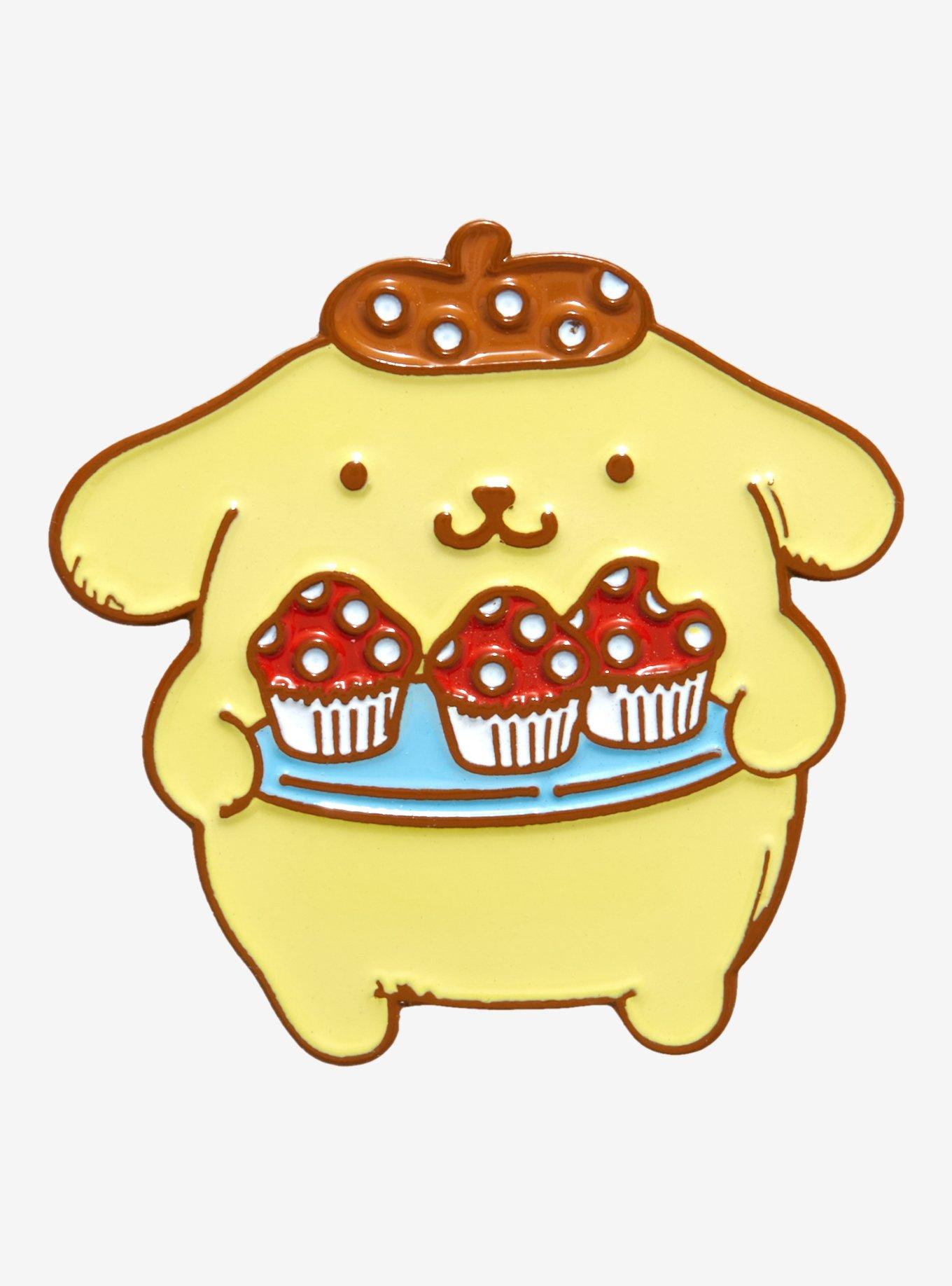 Sanrio Pompompurin Mushroom Cupcake Enamel Pin - BoxLunch Exclusive