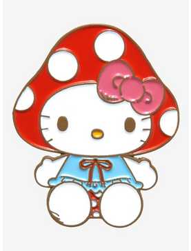 Sanrio Hello Kitty Mushroom Cap Enamel Pin - BoxLunch Exclusive, , hi-res