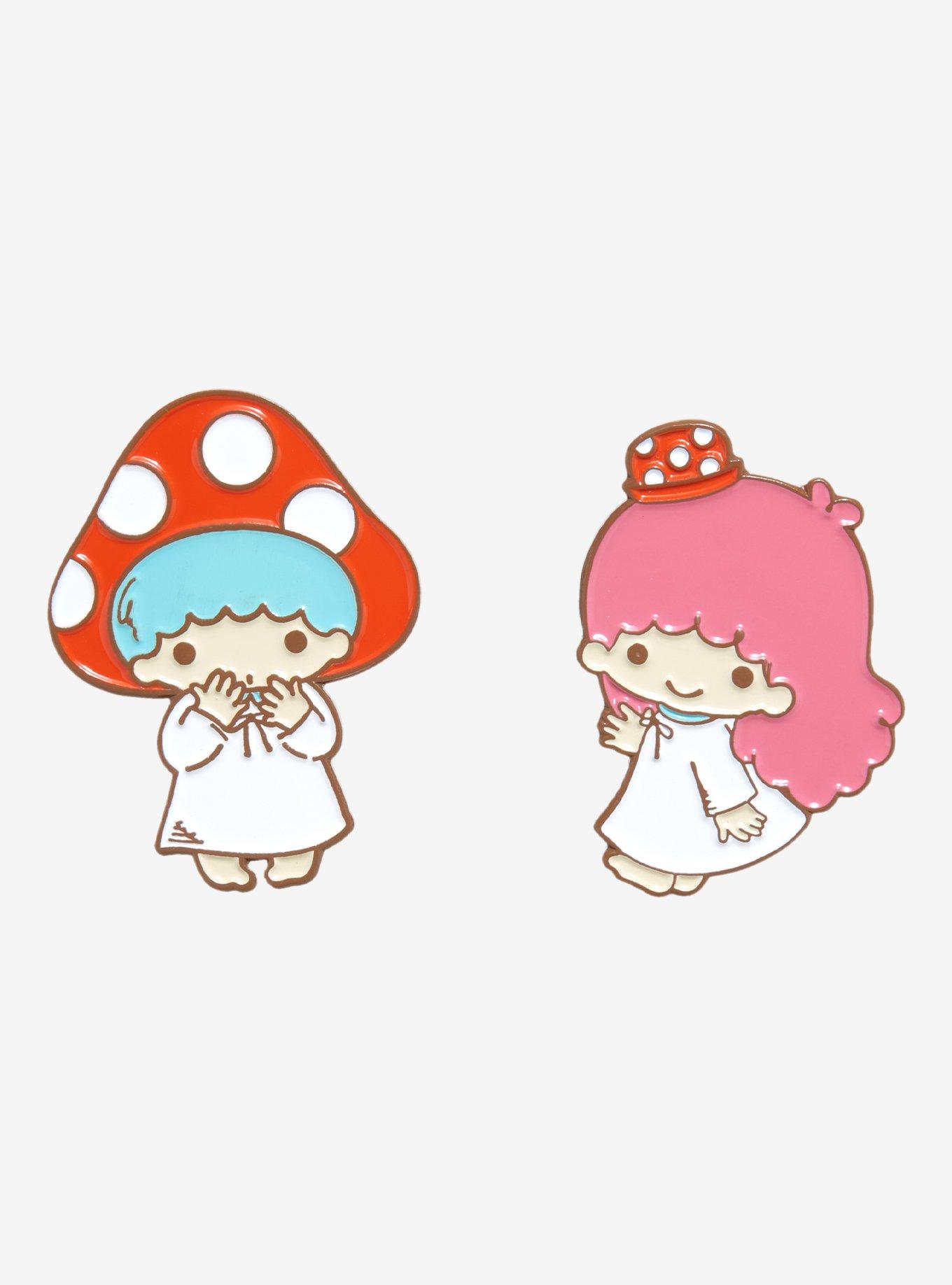 Sanrio Little Twin Stars Mushroom Cap Enamel Pin Set - BoxLunch Exclusive |  BoxLunch