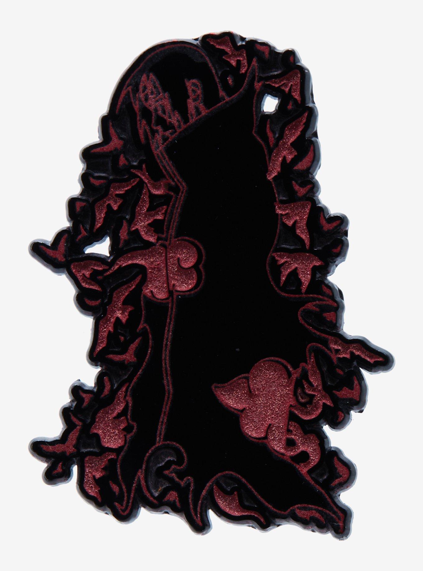 Naruto Shippuden Itachi Uchiha Glow-in-the-Dark Enamel Pin - BoxLunch Exclusive , , hi-res