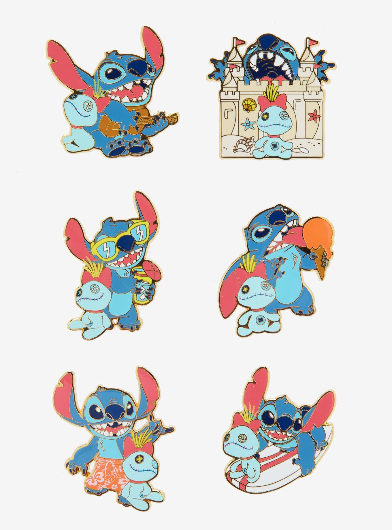 Loungefly Disney Lilo & Stitch Dome Enamel Pin - BoxLunch Exclusive