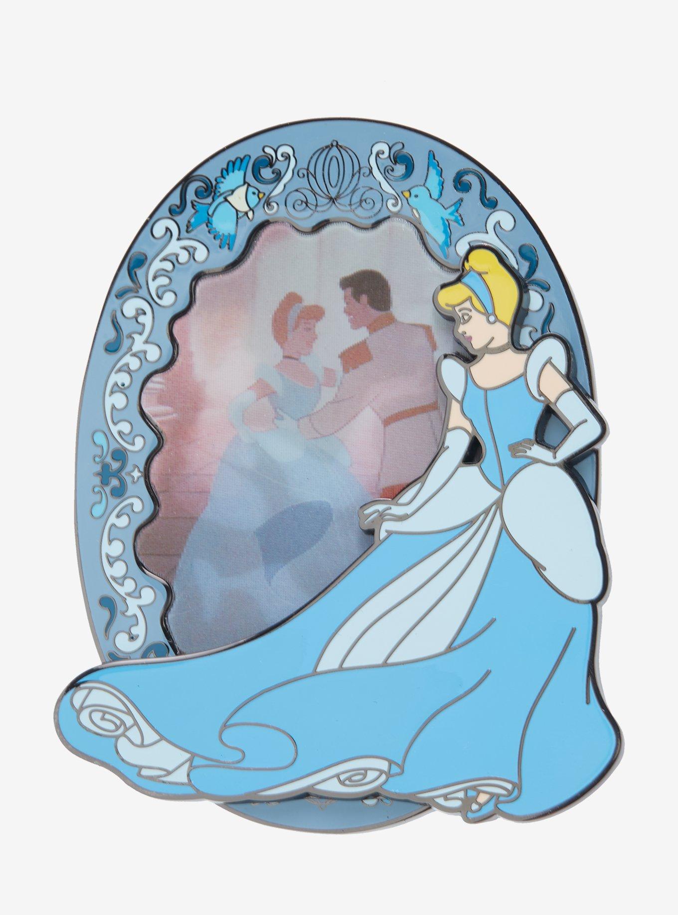 Loungefly Disney Cinderella Lenticular Frame Limited Edition Enamel Pin , , hi-res