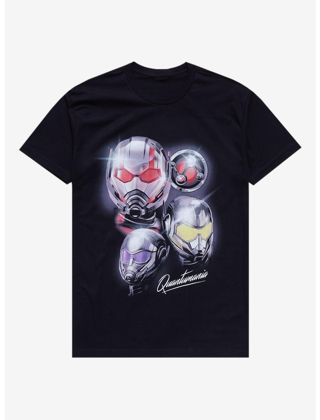 Marvel Ant-Man and the Wasp: Quantumania Helmets T-Shirt - BoxLunch Exclusive, BLACK, hi-res